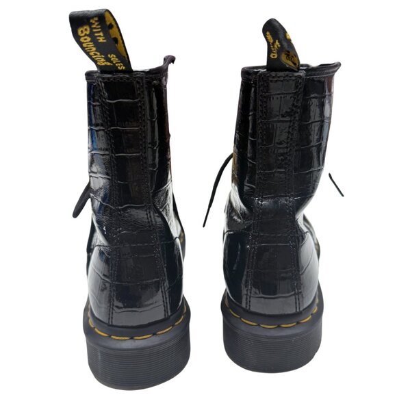 Dr. Martens 1460 Patent Croc Emboss Boots – US 8 / EU 39 – Excellent Condition - Picture 3 of 17